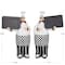 Polystone Chef with Horizontal Chalkboard Sign Set